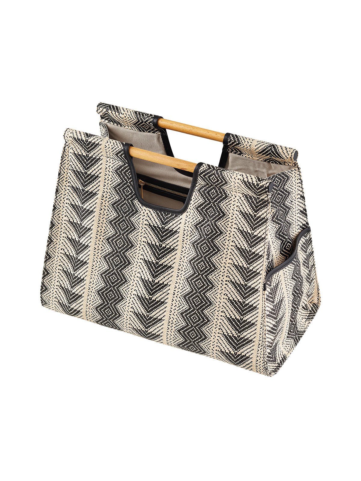 Frida Beach Bag Siyah Bej